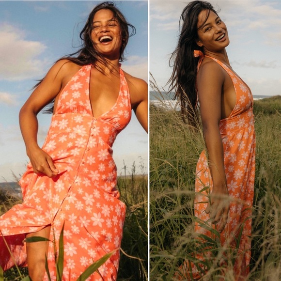 Billabong Dresses & Skirts - Billabong x Wrangler Halter Dress